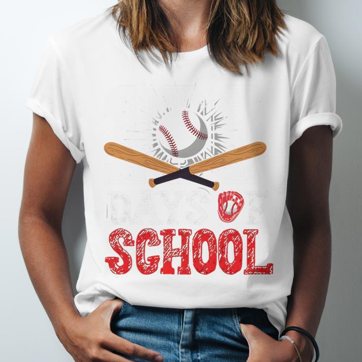 100 Days Of School Baseball 100 Days Smarter Boys Student Unisex Jersey T-Shirt 100 Days Of School Baseball 100 Days Smarter Boys Student Unisex Jersey T-Shirt