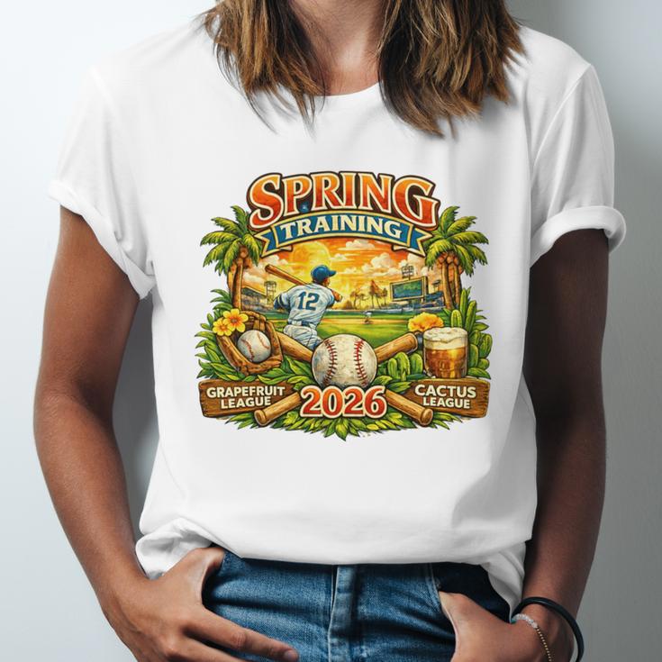 Awesome Spring Trainings 2026 Baseball Arizona Florida Unisex Jersey T-Shirt