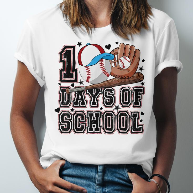 Baseball 100 Days Of School Happy 100th Day Teachers Kids Unisex Jersey T-Shirt Baseball 100 Days Of School Happy 100th Day Teachers Kids Unisex Jersey T-Shirt