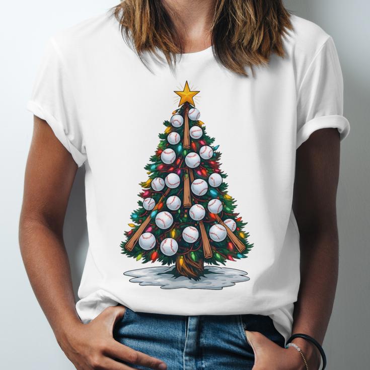 Baseball Christmas Tree Men Boys Youth Santa Sports Unisex Jersey T-Shirt Baseball Christmas Tree Men Boys Youth Santa Sports Unisex Jersey T-Shirt