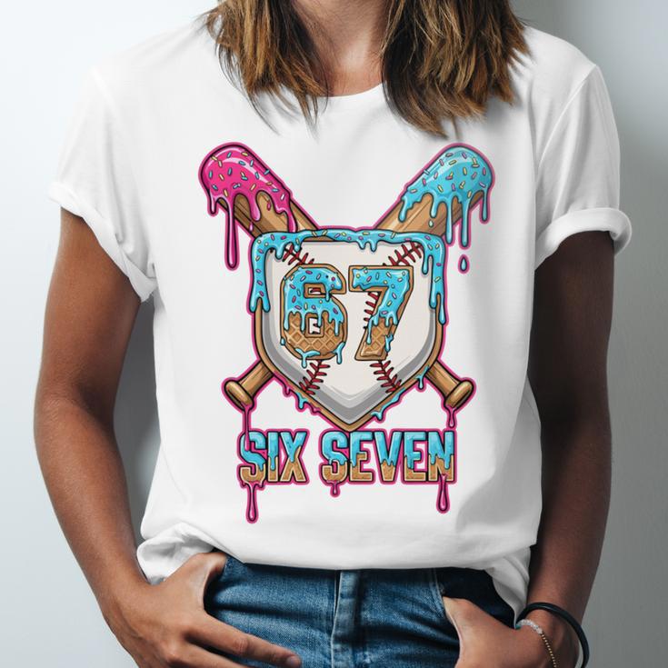 Baseball Drip Number 67 Player 6-7 Six Seven Meme Gen Alpha Unisex Jersey T-Shirt Baseball Drip Number 67 Player 6-7 Six Seven Meme Gen Alpha Unisex Jersey T-Shirt