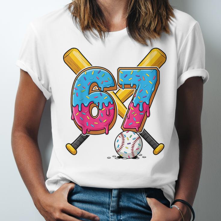 Baseball Drip Number 67 Player 67th Birthday Meme Gen Alpha Unisex Jersey T-Shirt Baseball Drip Number 67 Player 67th Birthday Meme Gen Alpha Unisex Jersey T-Shirt