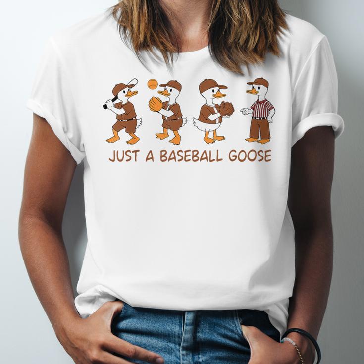 Baseball Goose Baseball Silly Goose Game Day Sports Unisex Jersey T-Shirt Baseball Goose Baseball Silly Goose Game Day Sports Unisex Jersey T-Shirt