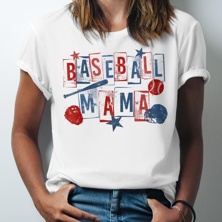 Baseball Mama Mom Mother Vintage Game Day Unisex Jersey T-Shirt Baseball Mama Mom Mother Vintage Game Day Unisex Jersey T-Shirt