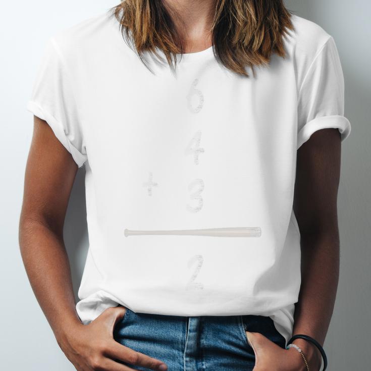 Baseball Math 6 4 3 2 Double Play Cute Softball Game Premium Tri-Blend Unisex Jersey T-Shirt Baseball Math 6 4 3 2 Double Play Cute Softball Game Premium Tri-Blend Unisex Jersey T-Shirt