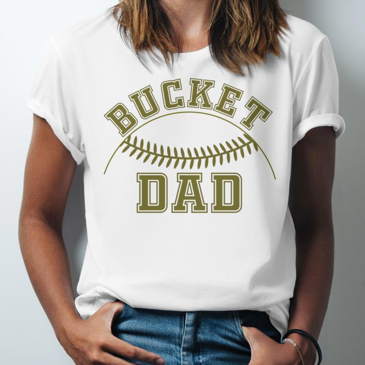 Bucket Dad Softball Dad Baseball Player Dad Unisex Jersey T-Shirt Bucket Dad Softball Dad Baseball Player Dad Unisex Jersey T-Shirt