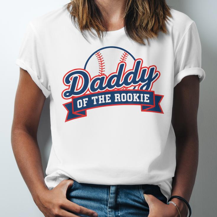 Dad Daddy Of The Rookie Baseball Unisex Jersey T-Shirt Dad Daddy Of The Rookie Baseball Unisex Jersey T-Shirt