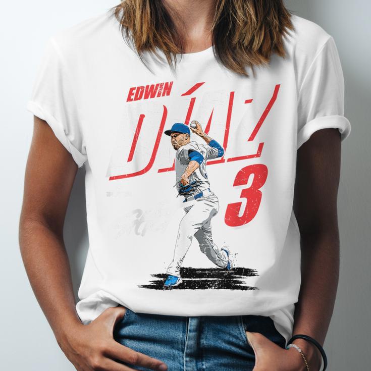 Edwin Diaz Los Angeles D Baseball Players MLBEDD204M Unisex Jersey T-Shirt Edwin Diaz Los Angeles D Baseball Players MLBEDD204M Unisex Jersey T-Shirt