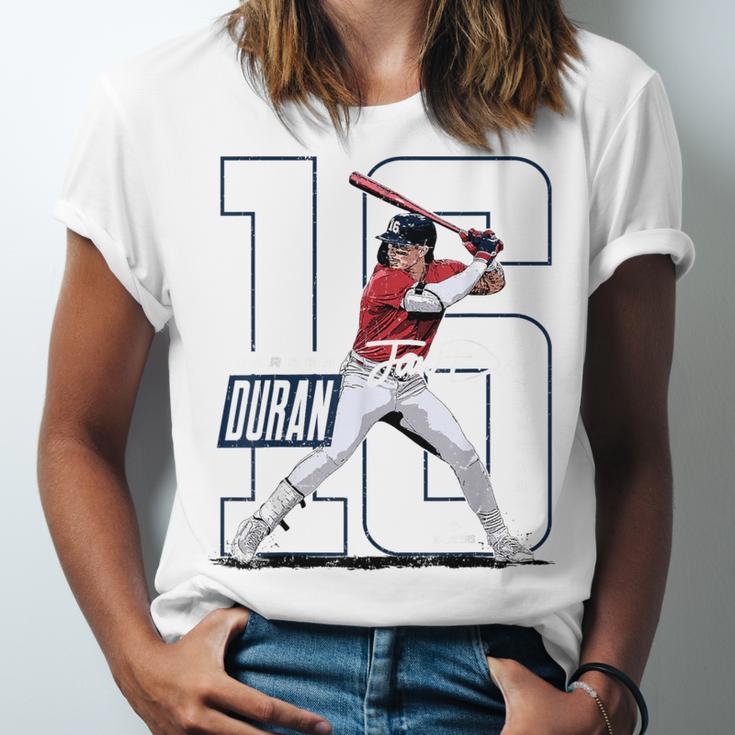 Jarren Duran Boston MLB Baseball Players MLBJDU202M Unisex Jersey T-Shirt Jarren Duran Boston MLB Baseball Players MLBJDU202M Unisex Jersey T-Shirt