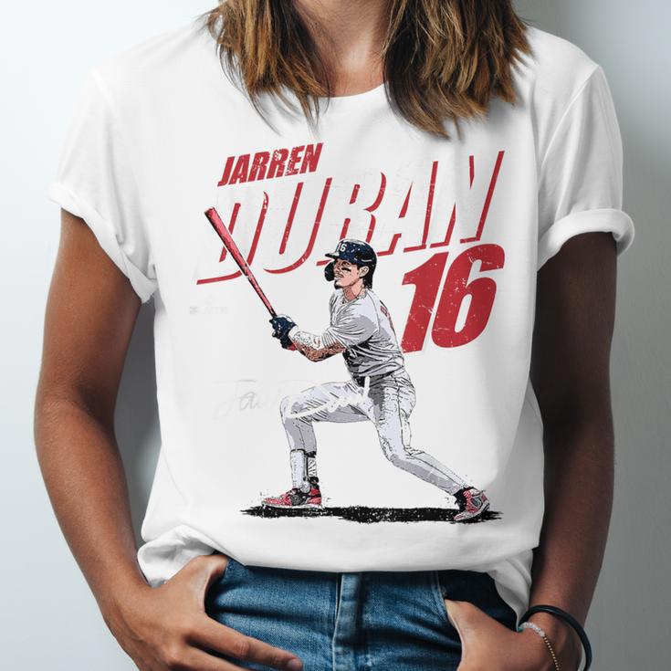 Jarren Duran Boston MLB Baseball Players MLBJDU204M Unisex Jersey T-Shirt