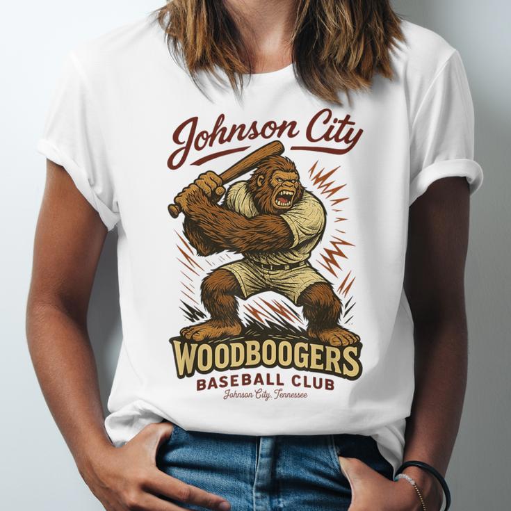 Johnson City Woodboogers Retro Baseball Club Unisex Jersey T-Shirt Johnson City Woodboogers Retro Baseball Club Unisex Jersey T-Shirt