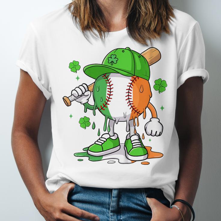 Kids Boys St Patricks Day Irish Flag Kids Baseball Ice Cream Drip Unisex Jersey T-Shirt Kids Boys St Patricks Day Irish Flag Kids Baseball Ice Cream Drip Unisex Jersey T-Shirt