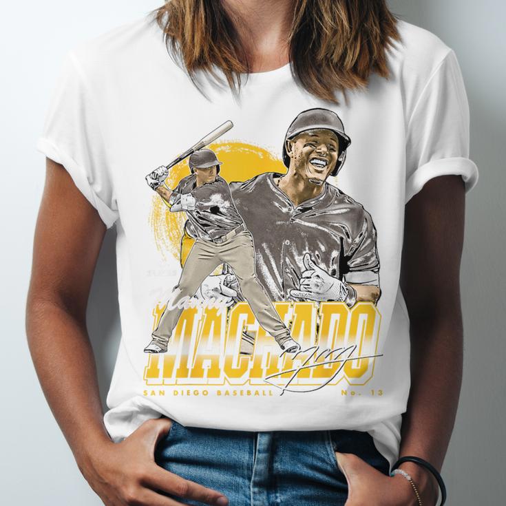 Manny Machado San Diego MLB Baseball Players MLBMMA302N Unisex Jersey T-Shirt Manny Machado San Diego MLB Baseball Players MLBMMA302N Unisex Jersey T-Shirt