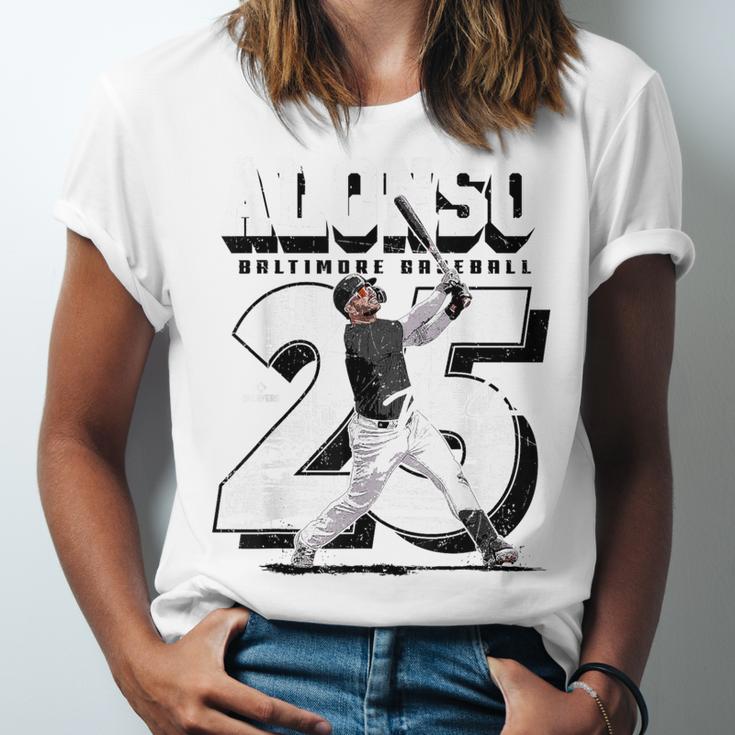 Pete Alonso Baltimore Baseball Players MLBPAL204M Unisex Jersey T-Shirt Pete Alonso Baltimore Baseball Players MLBPAL204M Unisex Jersey T-Shirt