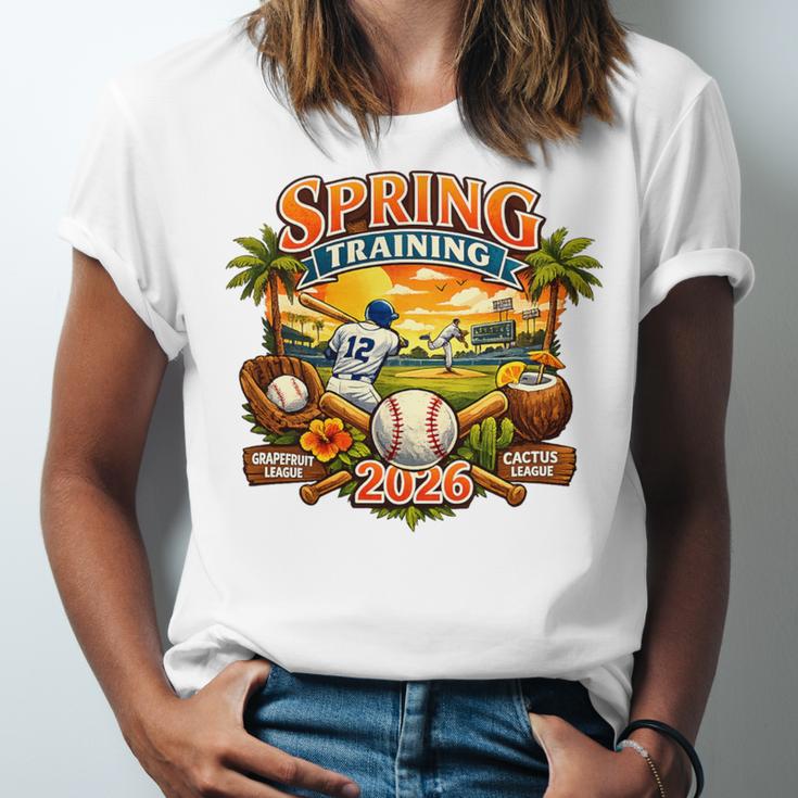 Spring Training 2026 Baseball Vintage Sunset Premium Tri-Blend Unisex Jersey T-Shirt Spring Training 2026 Baseball Vintage Sunset Premium Tri-Blend Unisex Jersey T-Shirt
