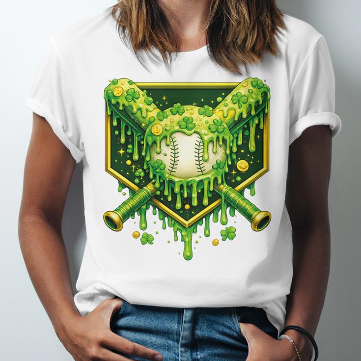St Patrick's Day Baseball Boys Ice Cream Drip Youth Kids Premium Tri-Blend Unisex Jersey T-Shirt St Patrick's Day Baseball Boys Ice Cream Drip Youth Kids Premium Tri-Blend Unisex Jersey T-Shirt