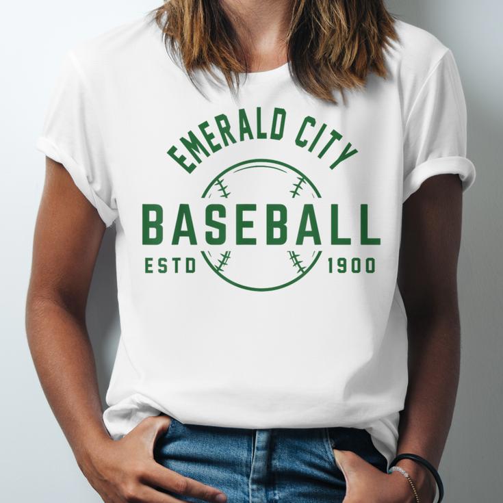 Wizard Of Oz Emerald City Baseball Costume Halloween Unisex Jersey T-Shirt Wizard Of Oz Emerald City Baseball Costume Halloween Unisex Jersey T-Shirt