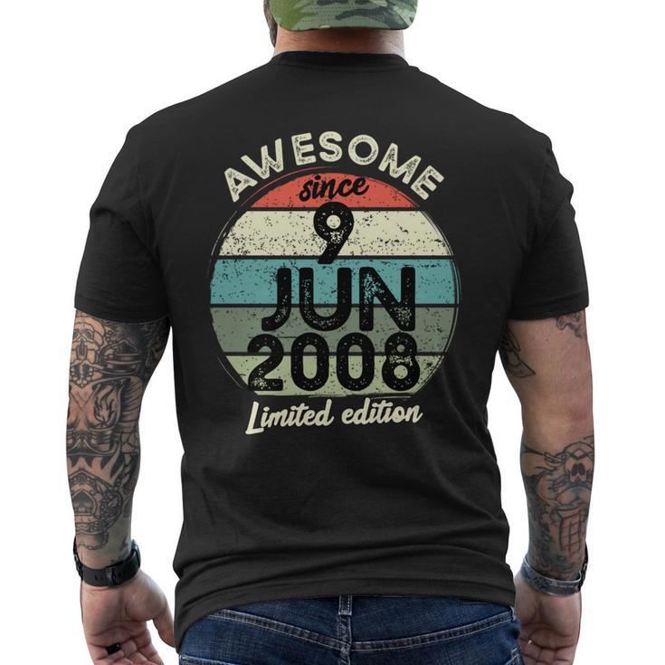 15歳の誕生日 2008年6月9日 15歳の誕生日 長袖tシャツ メンズTシャツ バックプリント