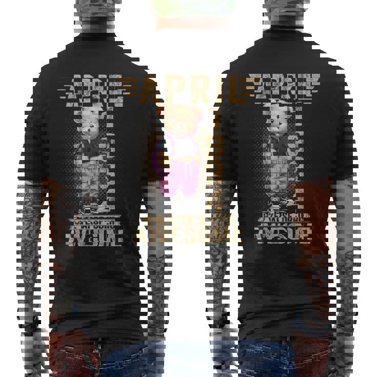 1934年4月 92歳の誕生日 92歳のテディベア Being Awesome メンズTシャツ バックプリント