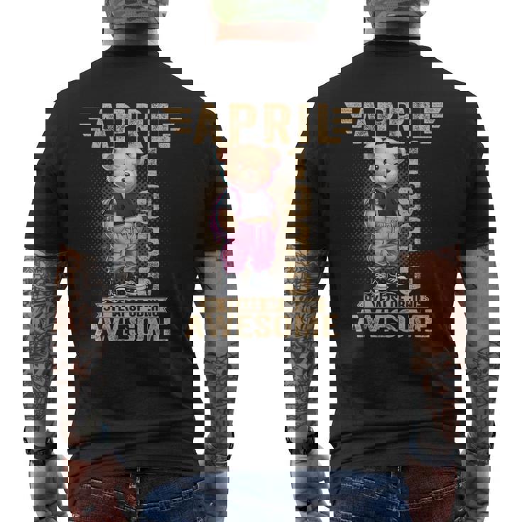 1935年4月 91歳の誕生日 91歳のテディベア Being Awesome メンズTシャツ バックプリント