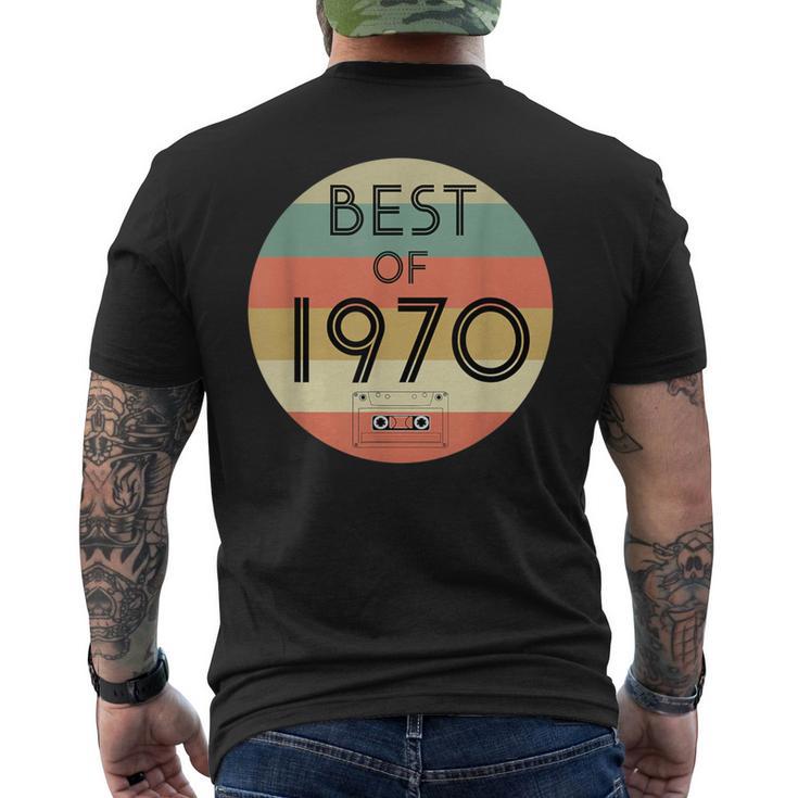 1970年生まれの1970年最高の誕生日プレゼント メンズTシャツ バックプリント
