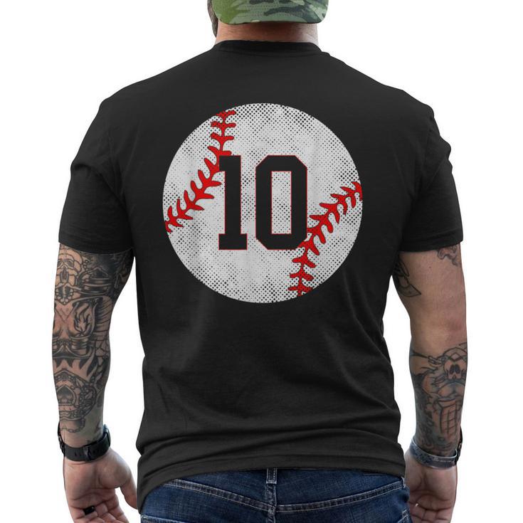 2013 10歳の誕生日 野球 10歳 男の子 キッズ メンズTシャツ バックプリント