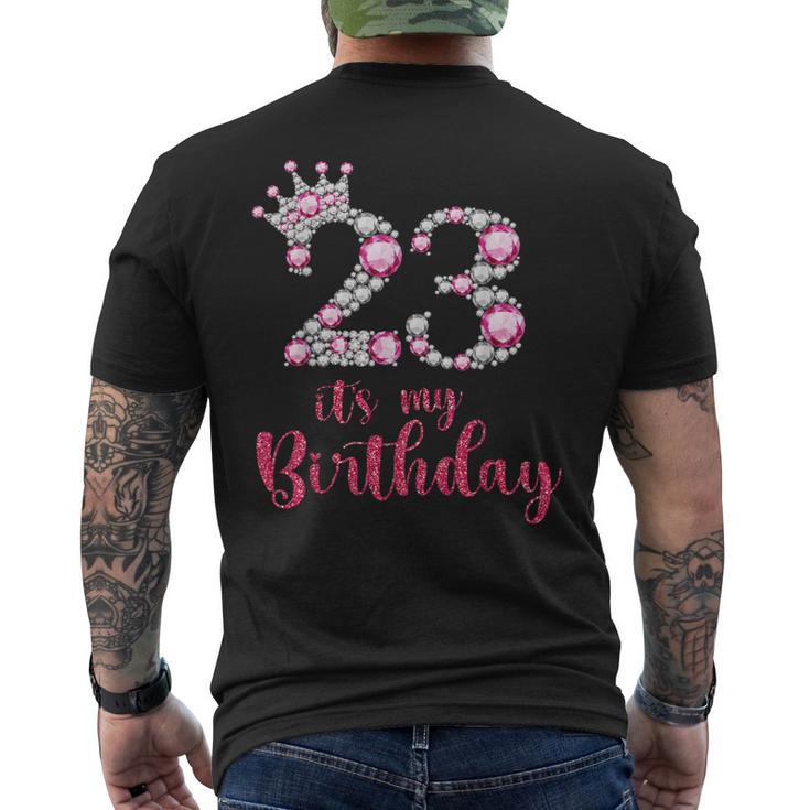 23 It's My Birthday 23歳の誕生日 23歳の誕生日 メンズTシャツ バックプリント