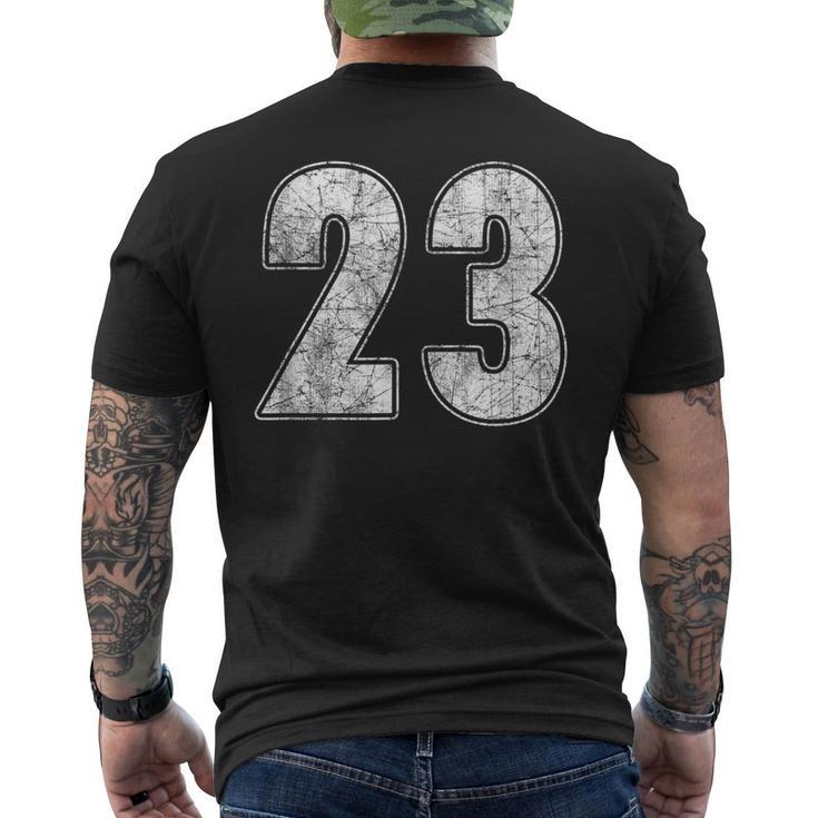 23 ジャージ ナンバー23 ユニフォーム 大ファン好きな選手 メンズTシャツ バックプリント