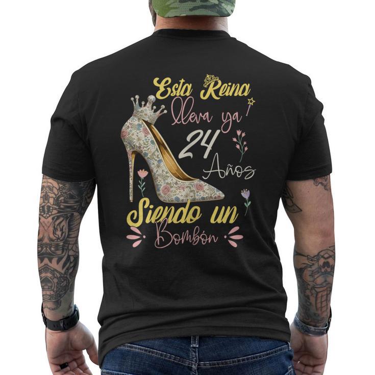 24 Añosiendo Un Bombón Cumpleaños 24 Años Camiseta Hombre Estampado Espalda