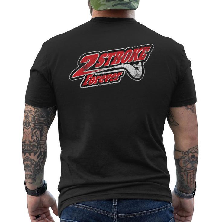 2ストローク フォーエバー モトクロス&エンデューロライダー メンズTシャツ バックプリント