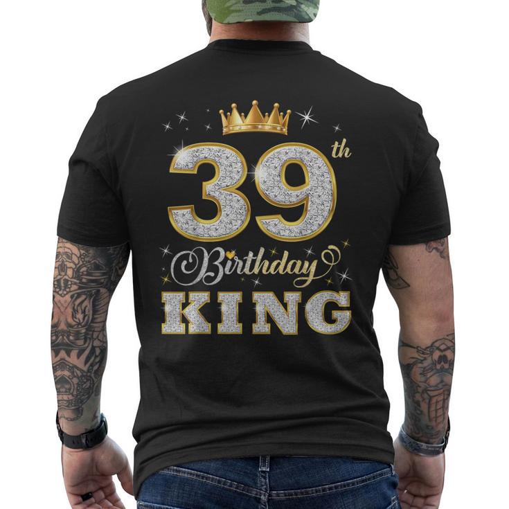 39歳の誕生日キング 39歳の誕生日パーティー メンズTシャツ バックプリント
