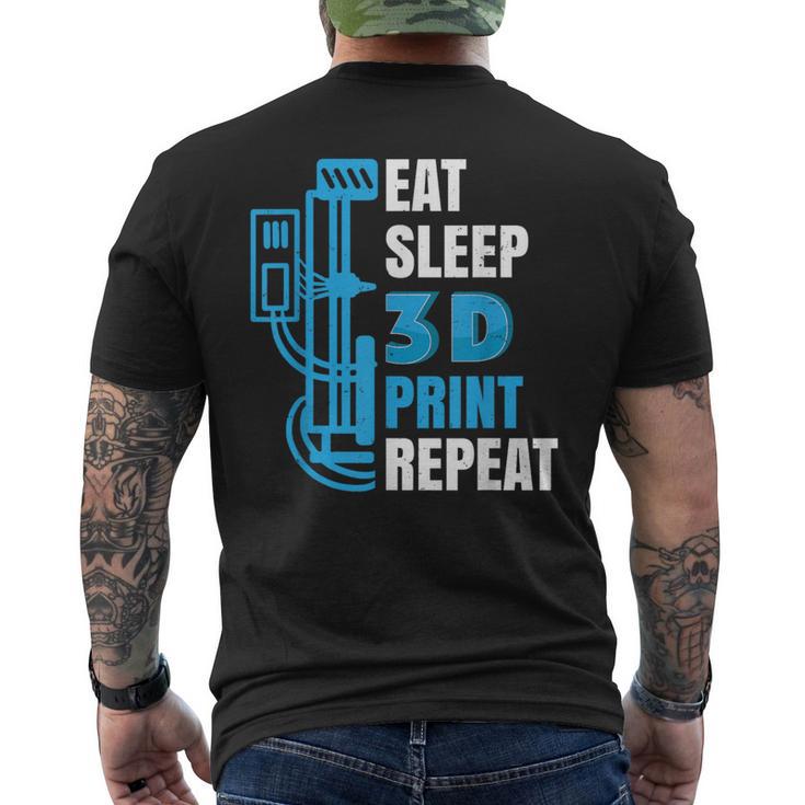 3Dプリンター印刷3d印刷モデルメーカーギフト3dプリンター メンズTシャツ バックプリント