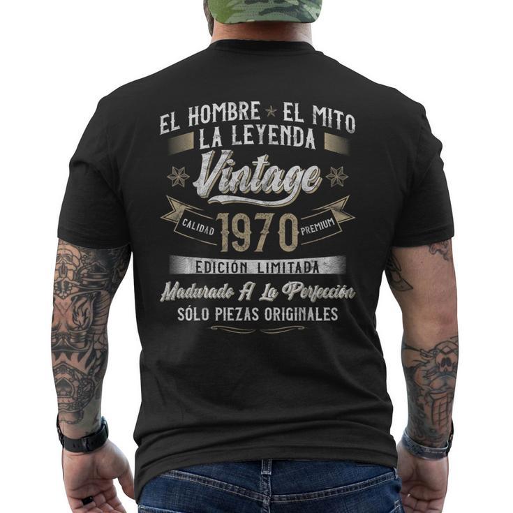56 Cumpleaños 56 Años Hombreintage 1970 Regalo Camiseta Hombre Estampado Espalda