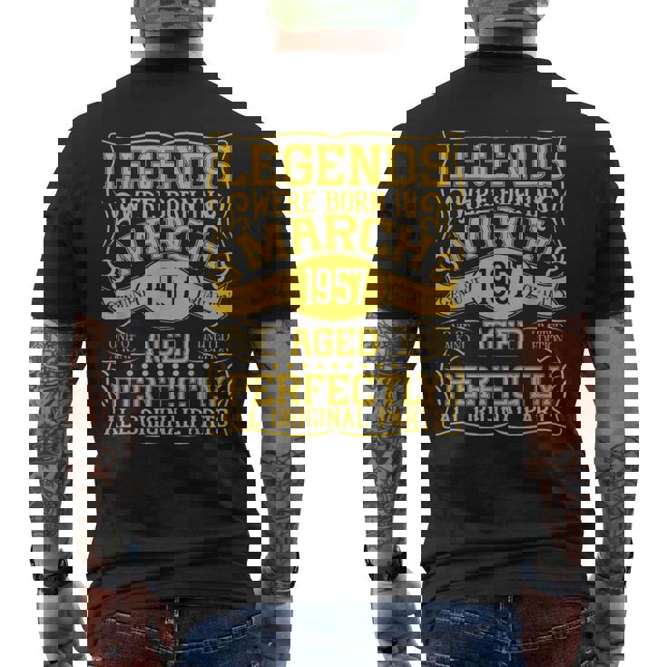 69歳の誕生日伝説は1957年3月に誕生しました。 メンズTシャツ バックプリント