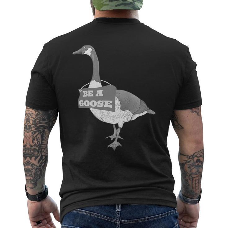 Be A Goose 長袖tシャツ メンズTシャツ バックプリント