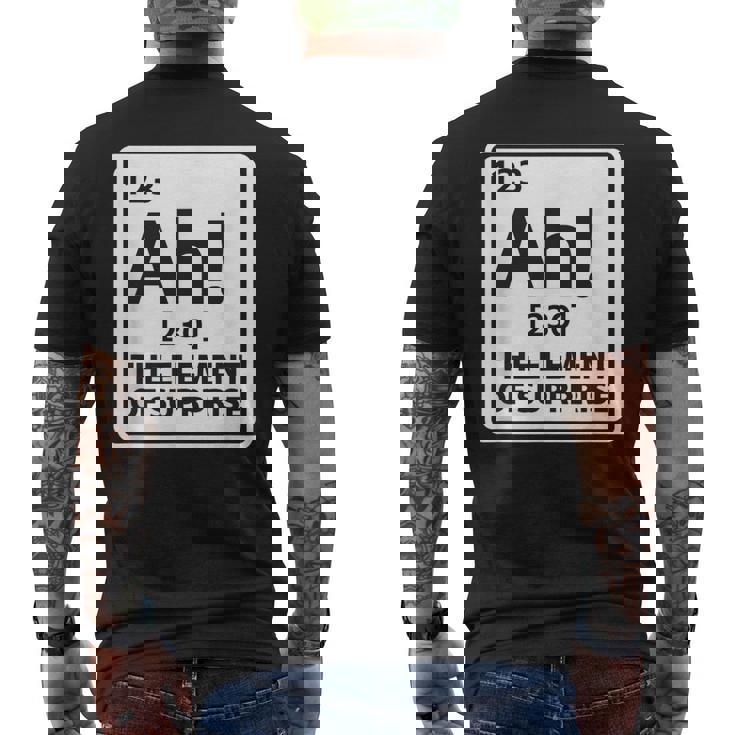 Ah The Element Ofurprise 周期表 メンズTシャツ バックプリント