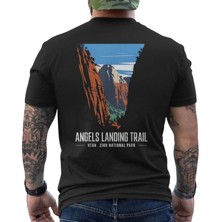 Ángeles Aterrizaje Camiseta Hombre Estampado Espalda