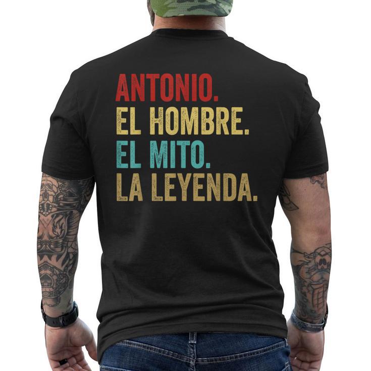 Antonio El Hombre El Mito La Leyenda Regalo Para Antonio Camiseta Hombre Estampado Espalda