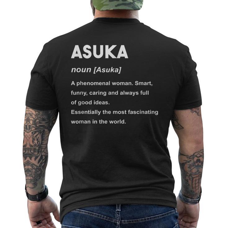 Asuka 明日香 メンズTシャツ バックプリント