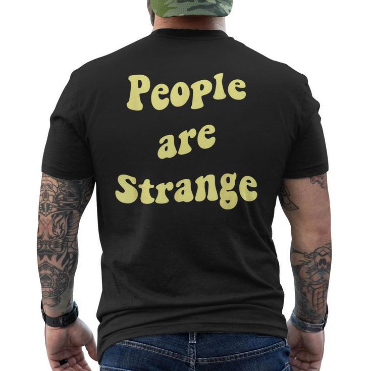Awesome People Aretrangeong 歌詞にインスパイアされた メンズTシャツ バックプリント