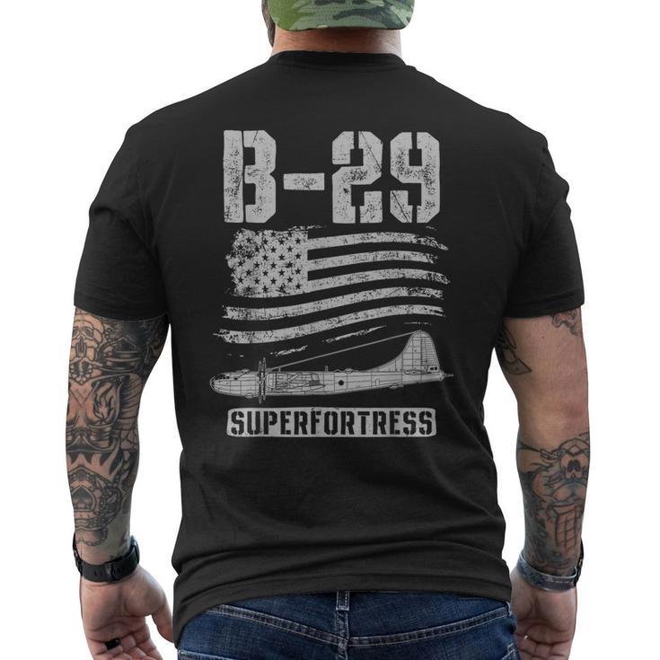 B-29Uperfortress Bomber Airplane Pilot World War Ii メンズTシャツ バックプリント