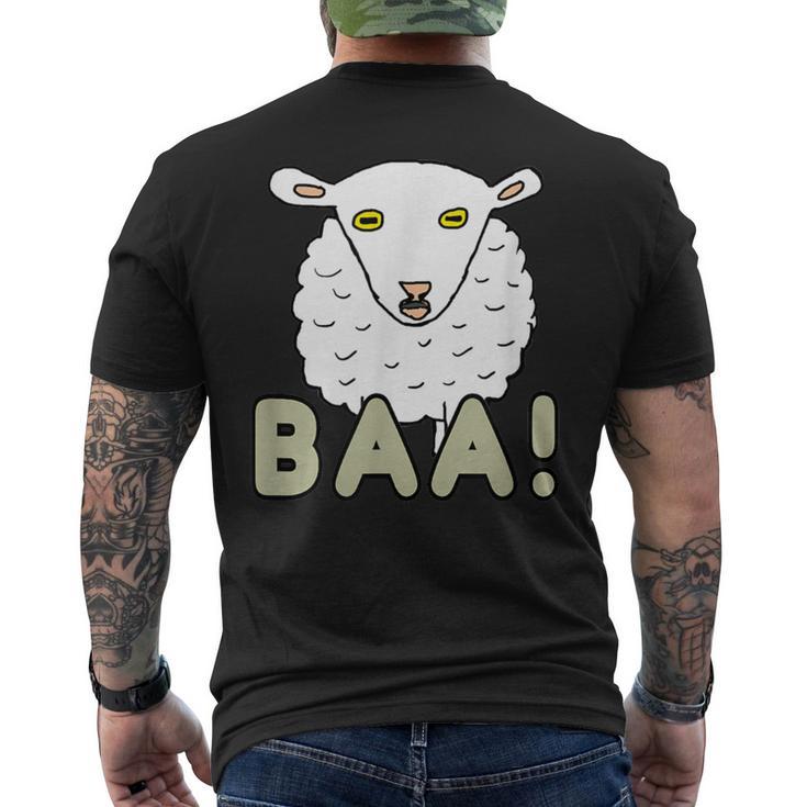 Baa 羊 メンズTシャツ バックプリント