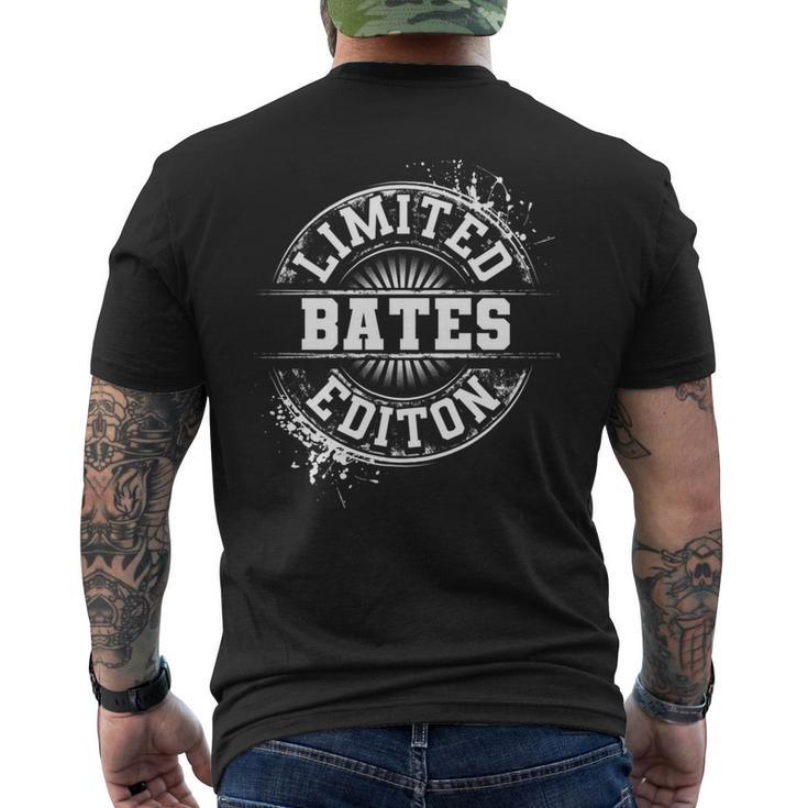 Bates 面白い 苗字 ファミリーツリー 誕生日 同窓会 ギフトアイデア 長袖tシャツ メンズTシャツ バックプリント