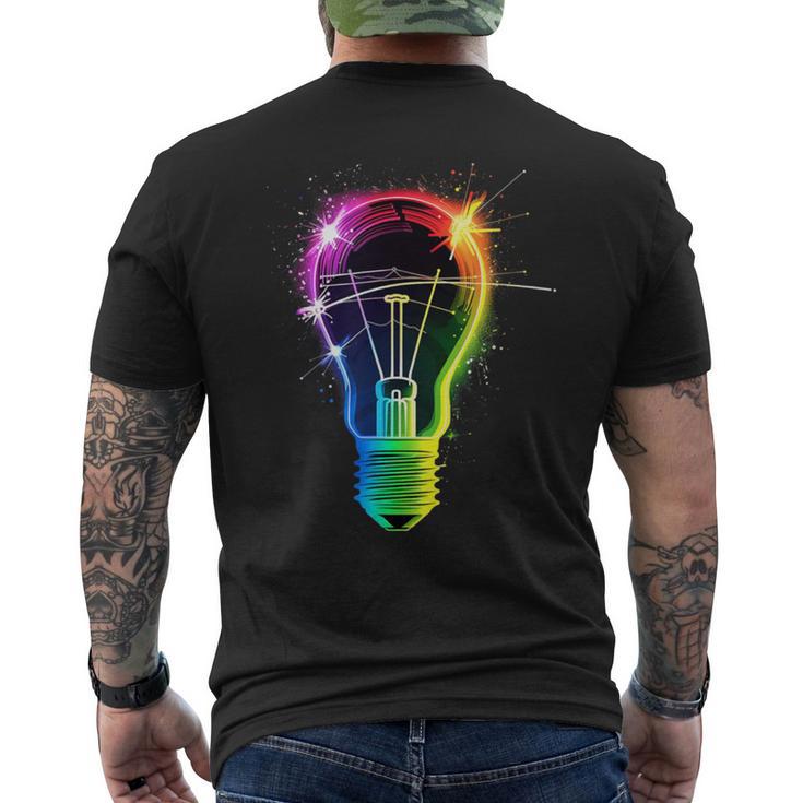 Bombilla Fresca Para Adultos Y Niños Camiseta Hombre Estampado Espalda