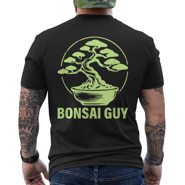 Bonsai Guy Penjing Penzai Bonsai 盆栽 メンズTシャツ バックプリント