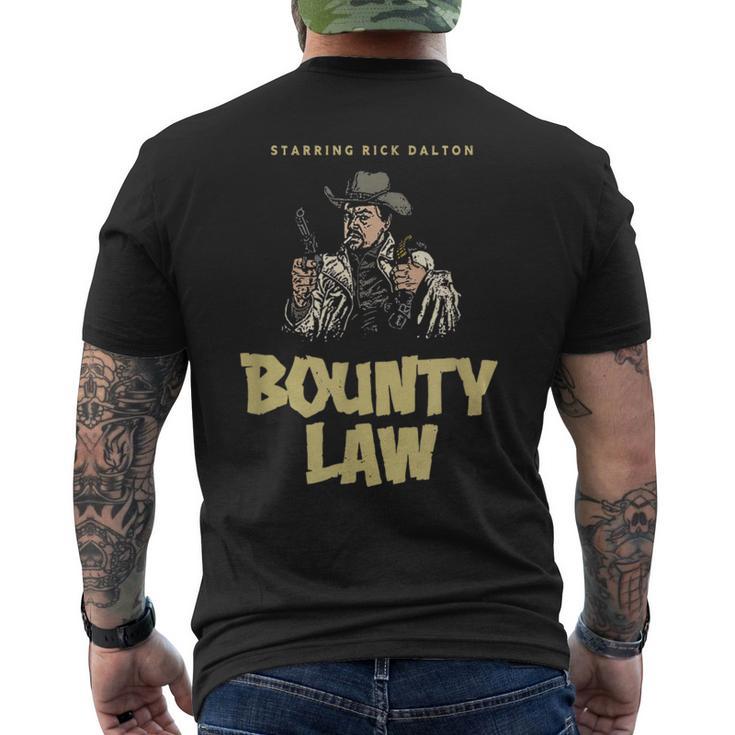 Bounty Law レトロ リック・ダルトン メンズTシャツ バックプリント