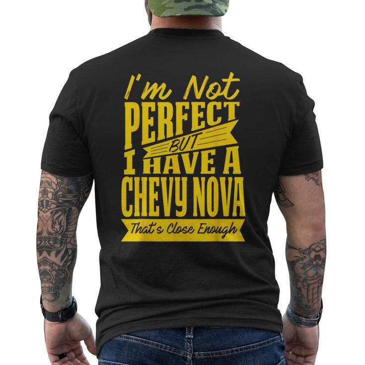 Chevy Novaとの完璧なデザイン メンズTシャツ バックプリント