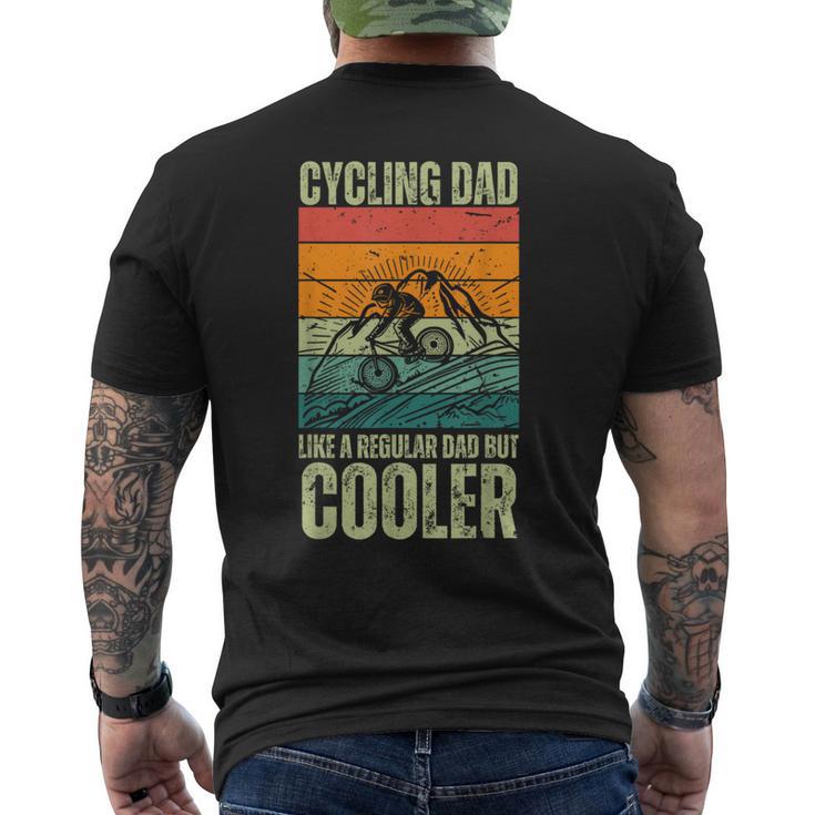 Ciclismo Per Papà Uomini Ciclismo Motociclisti Bicicletta Rider T-shirt da uomo con stampa posteriore