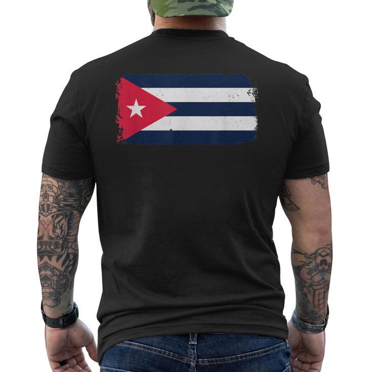 Cuban Flag Cuba Miamipanish Cuban メンズTシャツ バックプリント