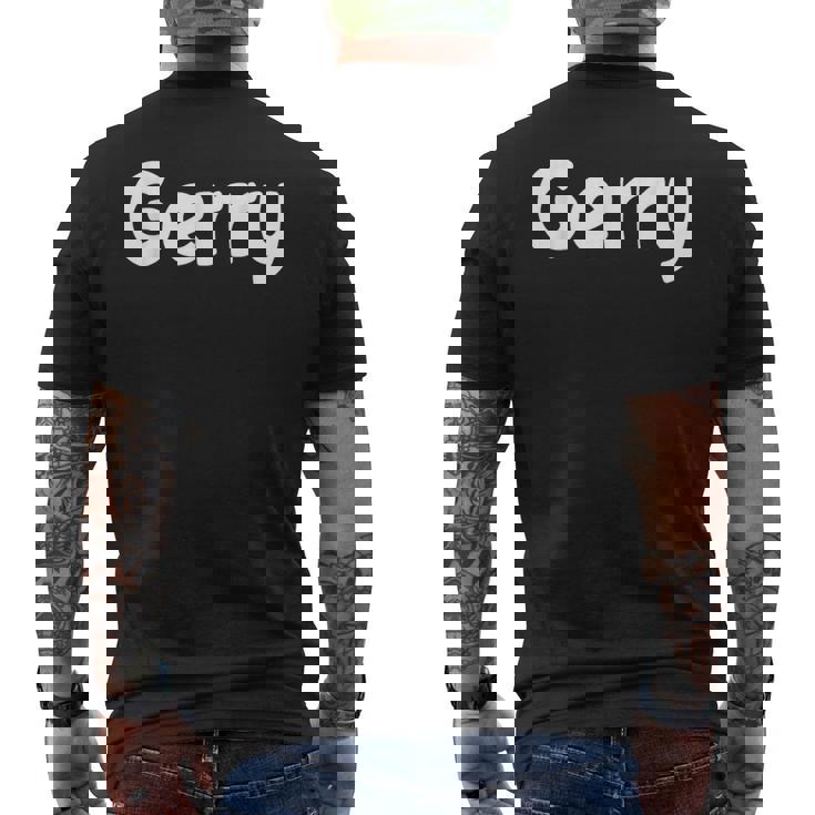 Cute Modern Comic-Style Font メンズTシャツ バックプリント